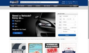 The new Copart Canada site features Canadian-specific inventory and content.