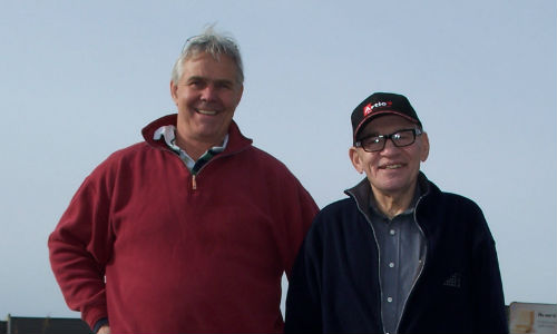 Jack Cohen (right) with Colin McKean, Executive Director of the BC Environmental Association.