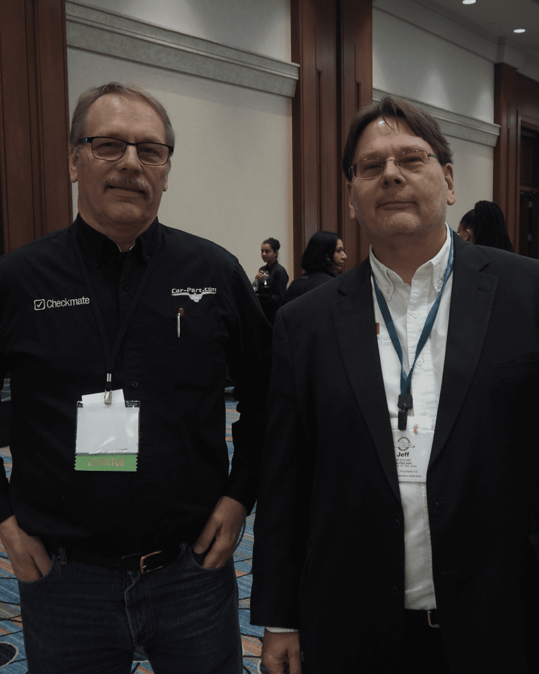Roger and Jeff Schroder delivered a $10,000 cheque to OARA during the recent event, held March 27 through 29 in Niagara Falls, Ontario.